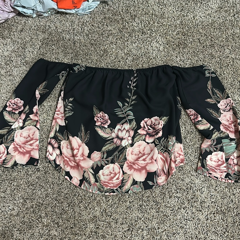 Floral Off Shoulder Top